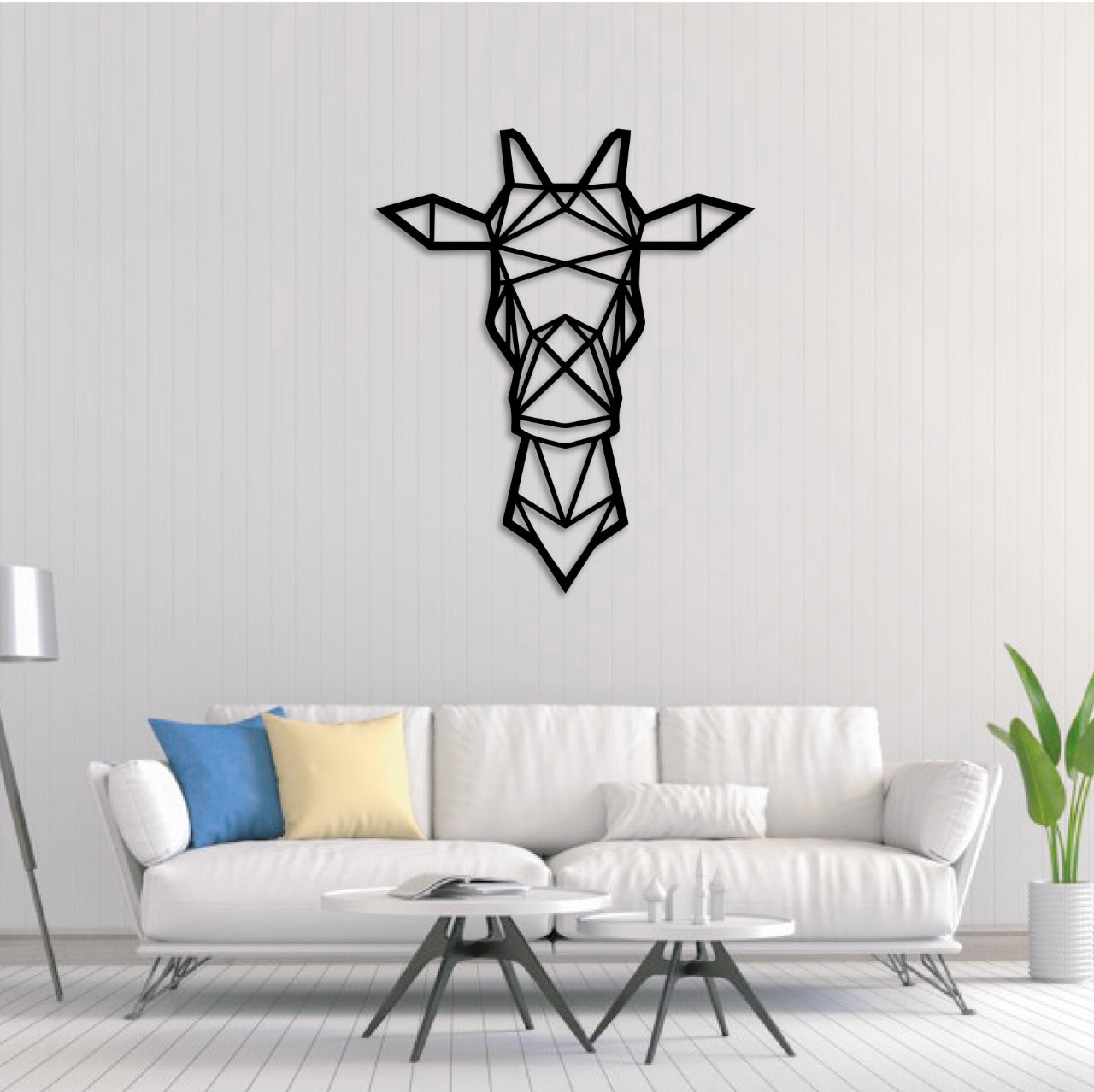 Symmetrical giraffe