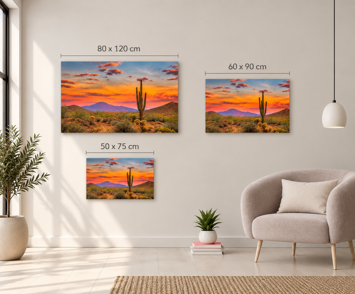 Sunset desert by Cabogallery 
