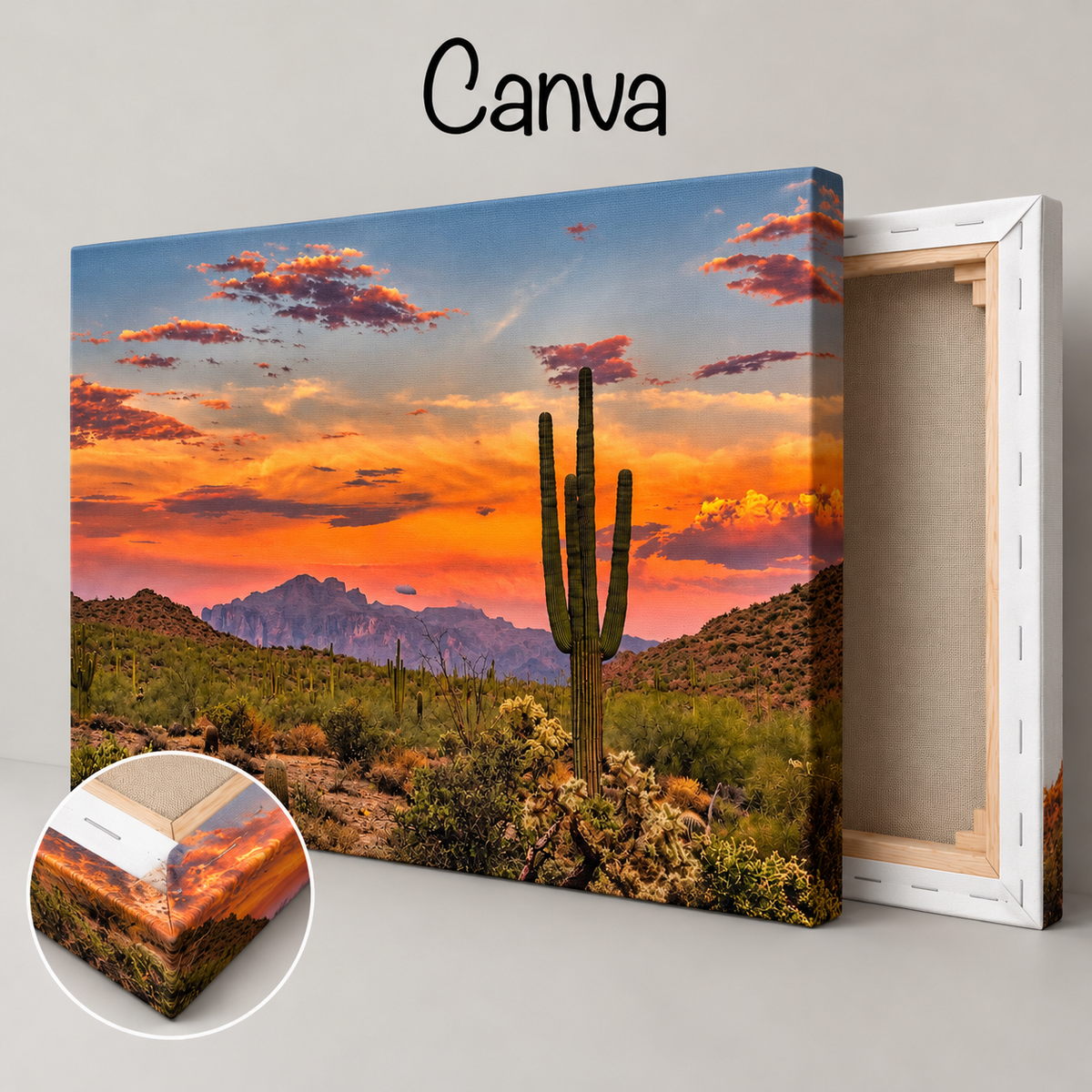 Sunset desert by Cabogallery 