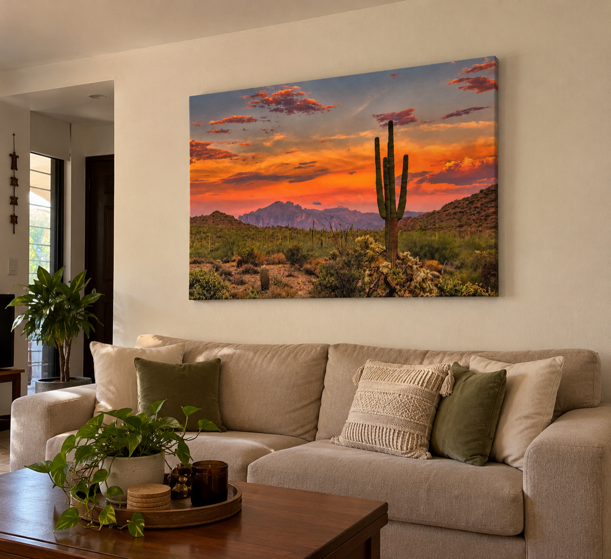 Sunset desert by Cabogallery 