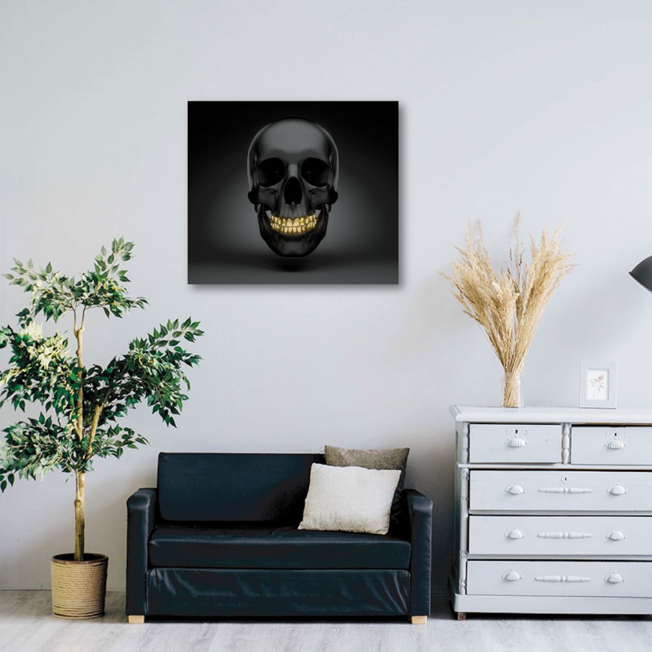 Calavera Black & Gold